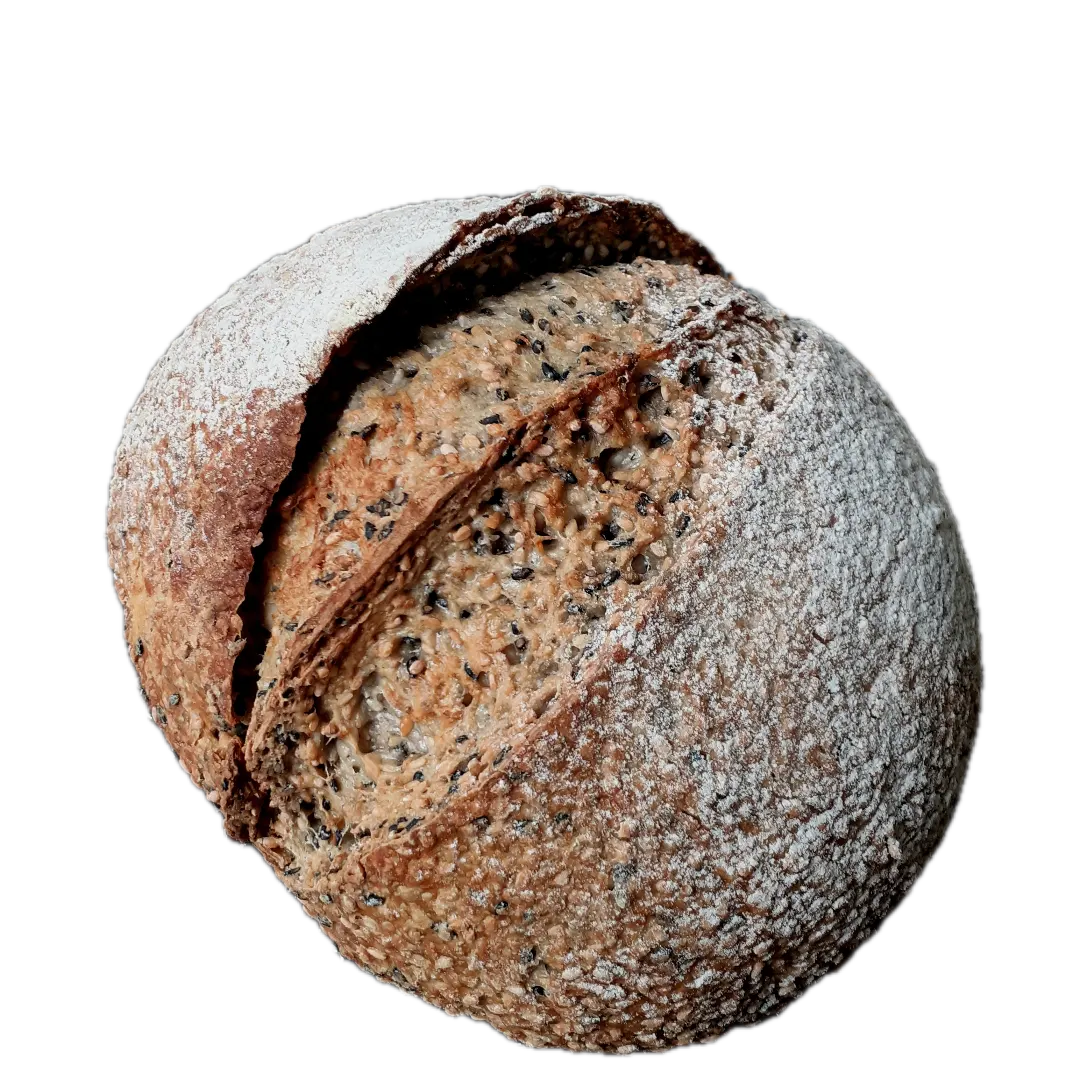 Ten seed sourdough loaf